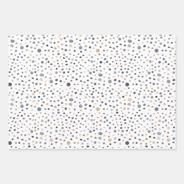 Papel de envolver puntos de acuarela de lars confe (Anverso)