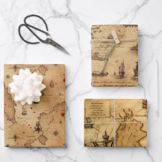 Papel de envolver temática pirata