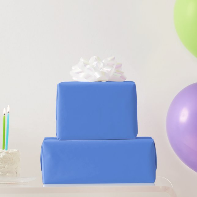 Papel de envolvimiento azul de Cornflower (Regalos de fiesta)