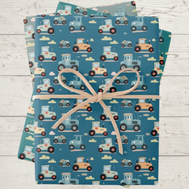 Papel de envolvimiento azul de pequeño patrón trac (Subido por el creador)