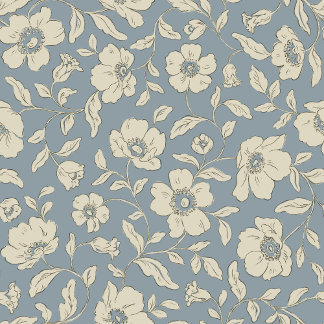 Papel de envolvimiento azul turbio de los anemones