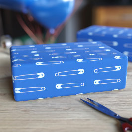 Papel de envolvimiento Baby Shower Pin Boy Blue Di