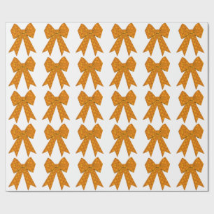 Papel de envolvimiento blanco de la curva de oro