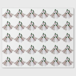 Papel de envolvimiento blanco de las campanas plat