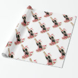 Papel de envolvimiento blanco para champagne y Ros<br><div class="desc">*Personalizar seleccionando un color de fondo o cambiando el tamaño de la imagen en mosaico.</div>