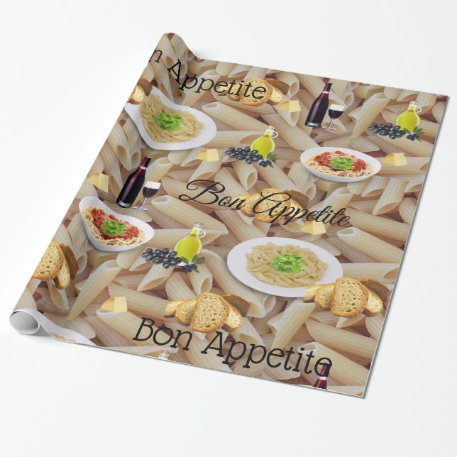Papel de envolvimiento brillante, aceitunas de pan (Desenrollado)
