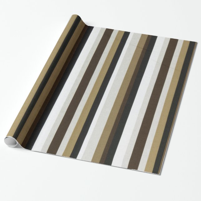 Papel de envolvimiento brillante Naturaleza marrón (Desenrollado)
