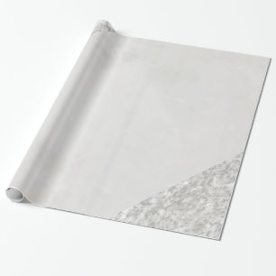 Papel de envolvimiento brillante, plata gris