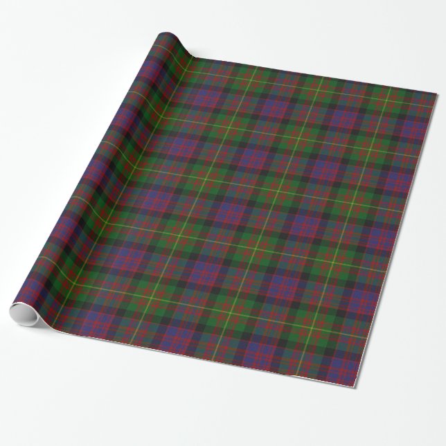 Papel de envolvimiento colorido de Carnegie Tartan (Desenrollado)