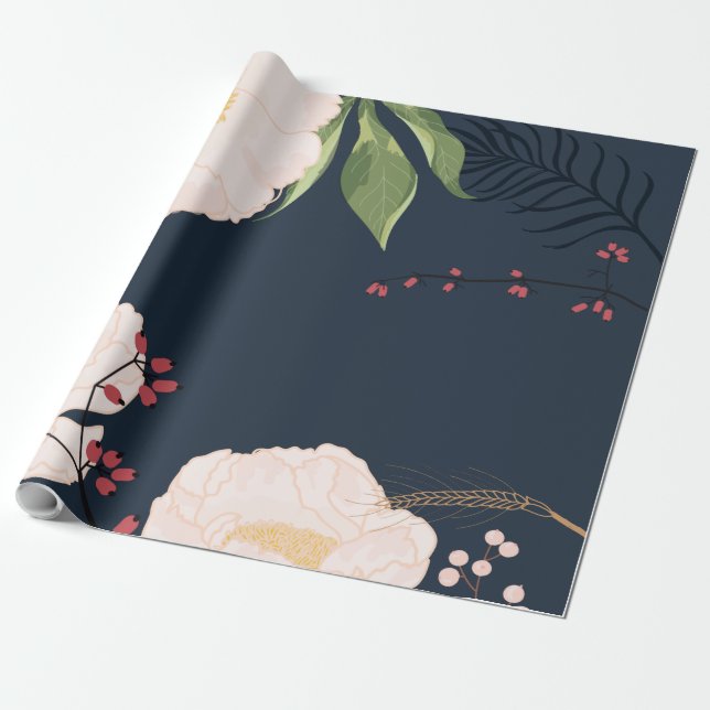 Papel de envolvimiento de 60 lb Roll Cosmos rosado (Desenrollado)