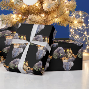 Papel de envolvimiento de África salvaje