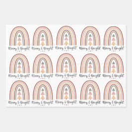 Papel de envolvimiento de amarre y brillante conju