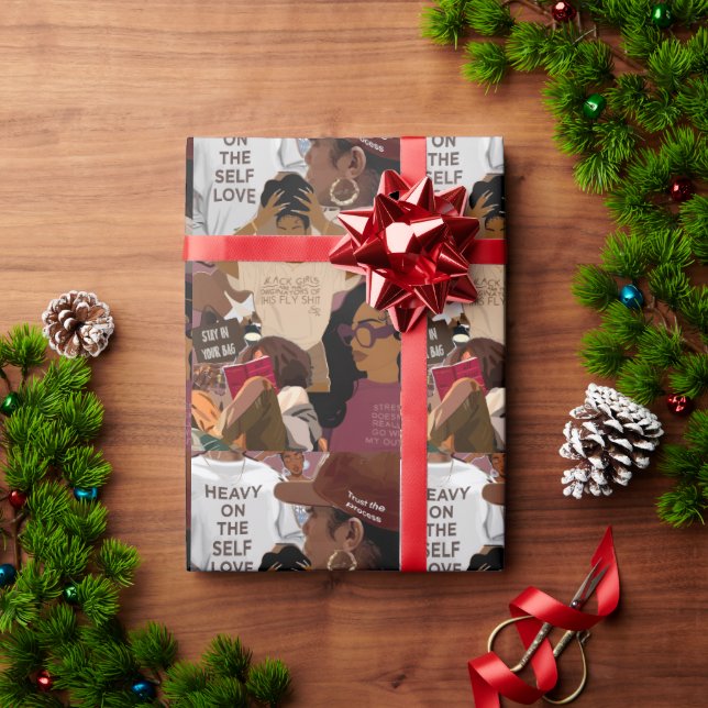 Papel de envolvimiento de amor propio (Regalo de vacaciones)