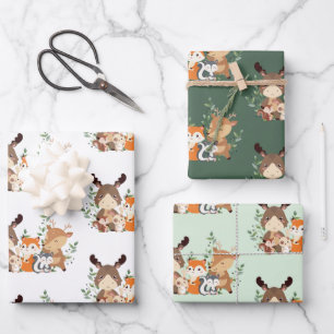 Papel de envolvimiento de animales de la selva ver