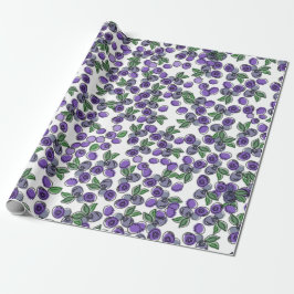 Papel de envolvimiento de arándanos