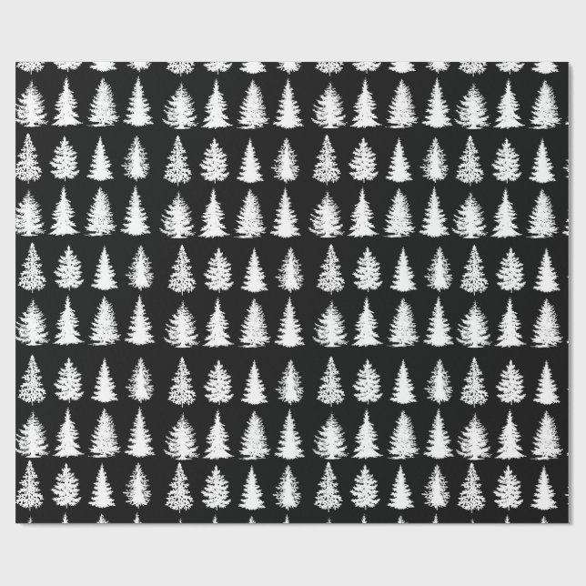 Papel de envolvimiento de árboles blancos (Superficie plana)