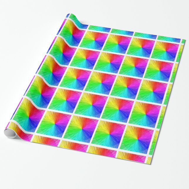Papel de envolvimiento de arcoiris (Desenrollado)