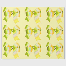 Papel de envolvimiento de arcos amarillos