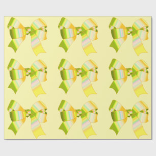 Papel de envolvimiento de arcos amarillos