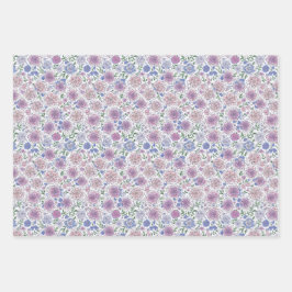 Papel de envolvimiento de arte moderno morado