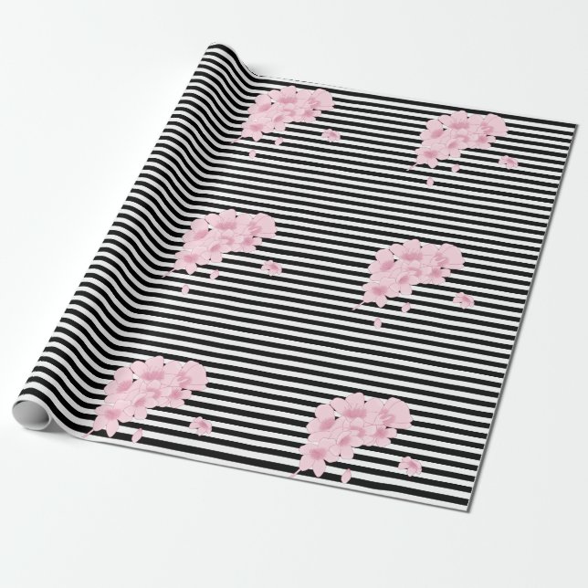 Papel de envolvimiento de banda de Blossom (Desenrollado)