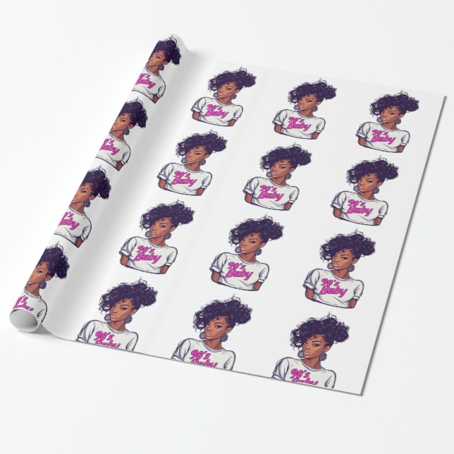 Papel de envolvimiento de basura de los años 90 (Desenrollado)