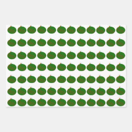 Papel de envolvimiento de bulbos para navidades (3