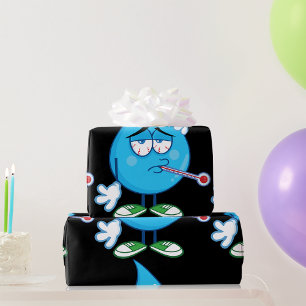 Papel de envolvimiento de caída de agua enferma