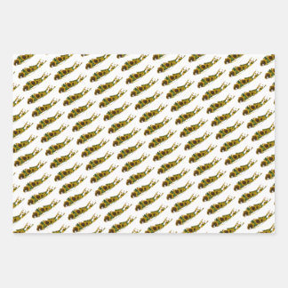 Papel de envolvimiento de campo de girasol en el m