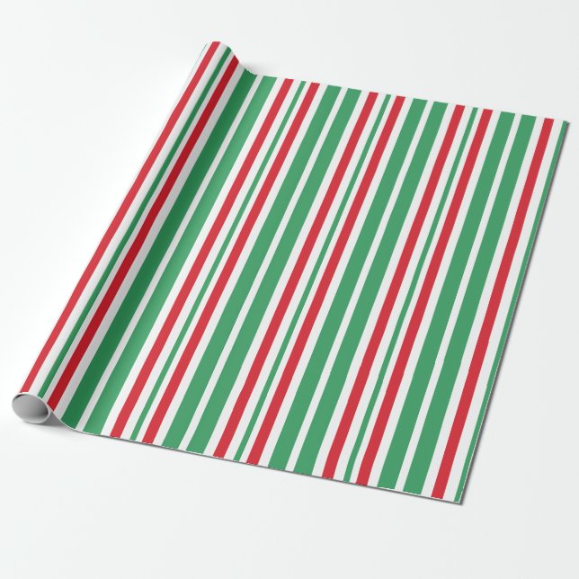 Papel de envolvimiento de candelabro de Navidades  (Desenrollado)