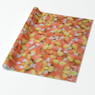 Papel de envolvimiento de Candy Corn