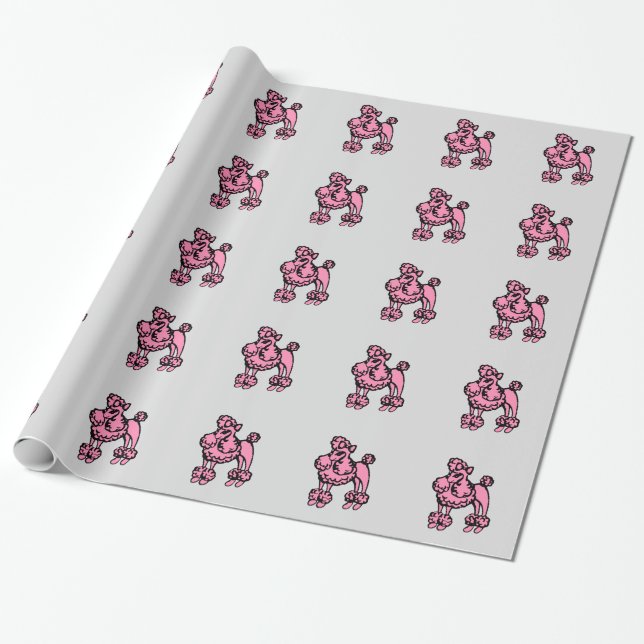Papel de envolvimiento de cangrejo rosado (Desenrollado)