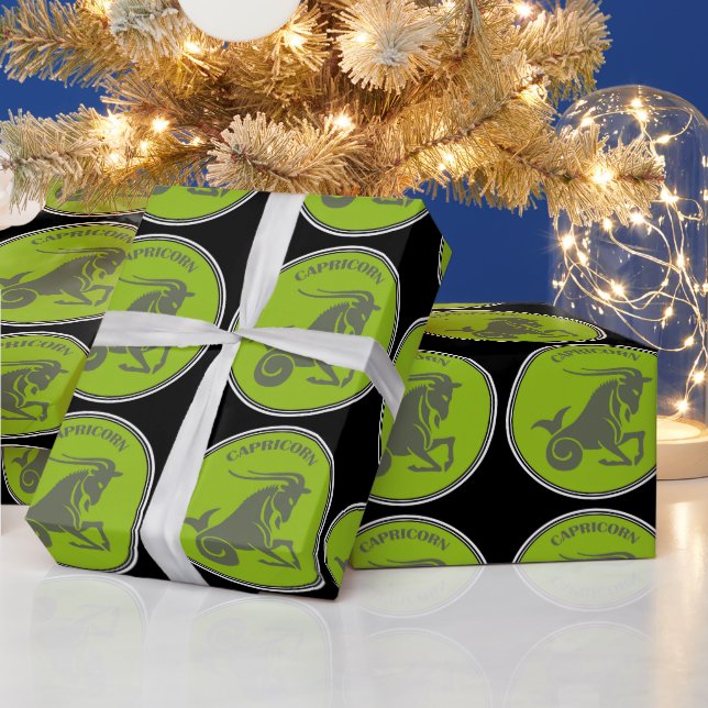 Papel de envolvimiento de Capricornio (Vacaciones)