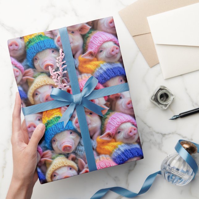 Papel de envolvimiento de cerdos (Regalar)