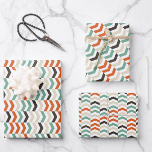 Papel de envolvimiento de chevron moderno - Envolt