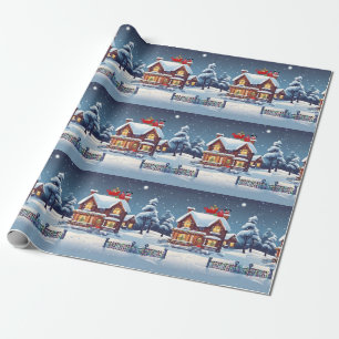 Papel de envolvimiento de Chimney Santa