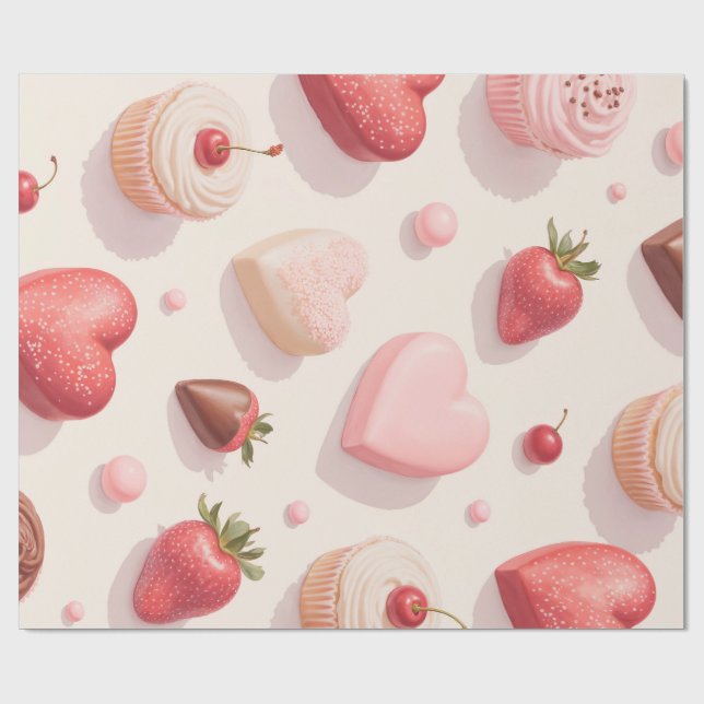 Papel de envolvimiento de chocolate (Superficie plana)