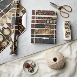 Papel de envolvimiento de ciruelas de vapor y Rosa