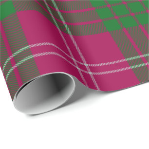 Papel de envolvimiento de Clan Crawford Tartan