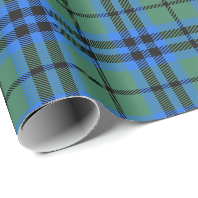 Papel de envolvimiento de Clan Keith Tartan (Esquina del rollo)