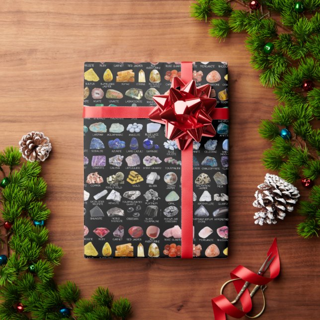 Papel de envolvimiento de colección de cristal con (Regalo de vacaciones)