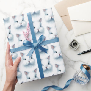 Papel de envolvimiento de color azul suave para el