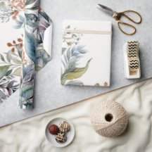 Papel de envolvimiento de color verde y acuático