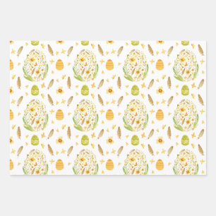 Papel de envolvimiento de conejo de Pascua