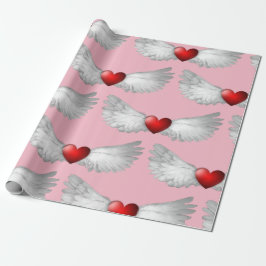 Papel de envolvimiento de CORAZÓN INCREMENTADO