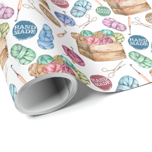 Papel de envolvimiento de crochet (Esquina del rollo)