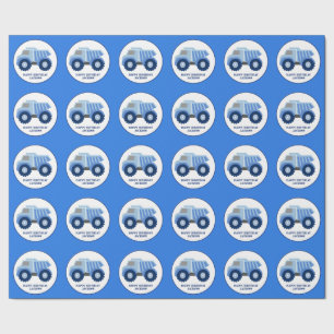 Papel de envolvimiento de cumpleaños de un niño co