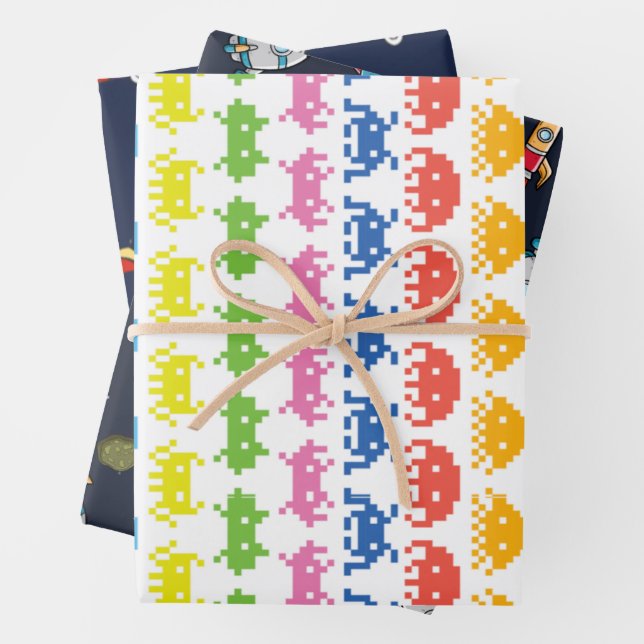 Papel de envolvimiento de cumpleaños del niño (In situ)