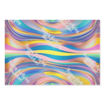 Papel de envolvimiento de cumpleaños holográfico P