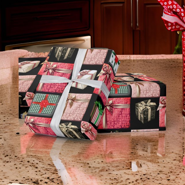 Papel de envolvimiento de cumpleaños para navidade (Subido por el creador)